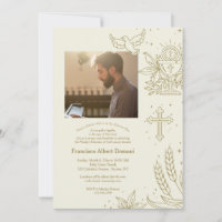 Invitación de Foto de Ordenación