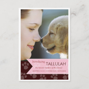 Invitación de foto de pancarta rosada del nuevo Ma