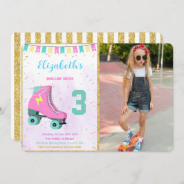 Invitación de foto de patinaje sobre ruedas