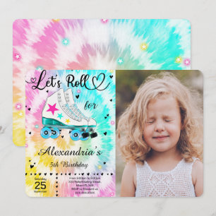 Invitación de foto de patinaje sobre ruedas