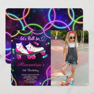 Invitación de foto de patinaje sobre ruedas