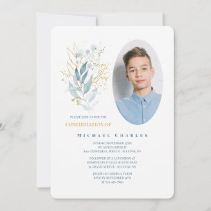 Invitación de Foto de Ramo de Hierbas