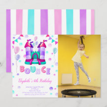 Invitación de foto de rebote