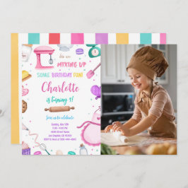 Invitación de foto de repostería