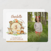 Invitación de foto del bosque