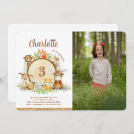 Invitación de foto del bosque