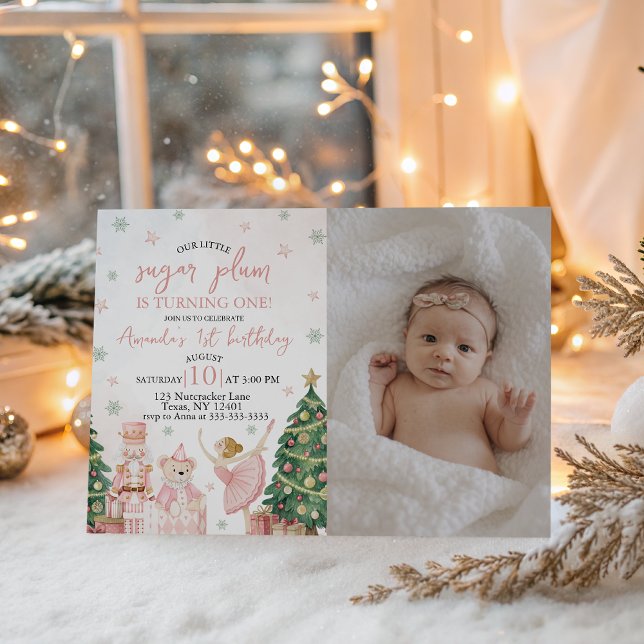 Invitación de Foto del Cascanueces Sugar Plum (Subido por el creador)