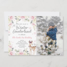 Invitación de foto editable de país de las maravil