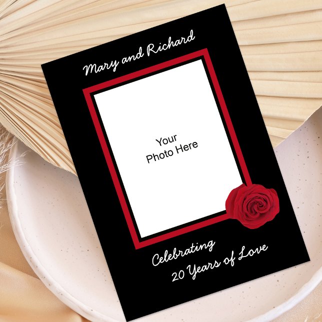 Invitación de Foto para el 20º Aniversario de Boda (Subido por el creador)