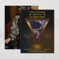 Invitación de foto para evento de música y baile d