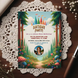 Invitación de Foto para Fiesta de Cumpleaños de Ni