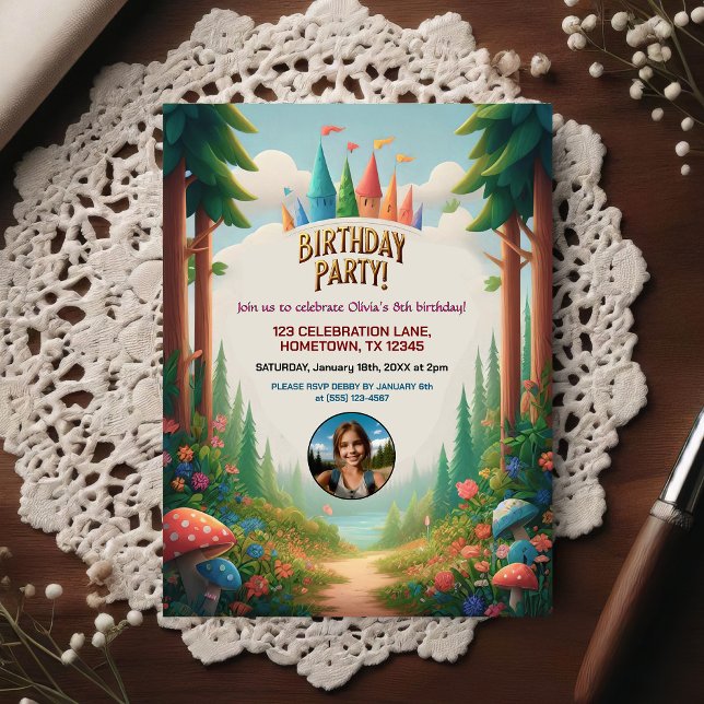 Invitación de Foto para Fiesta de Cumpleaños de Ni (Subido por el creador)