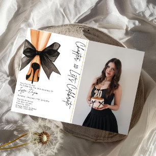 Invitación de foto para fiesta de cumpleaños númer