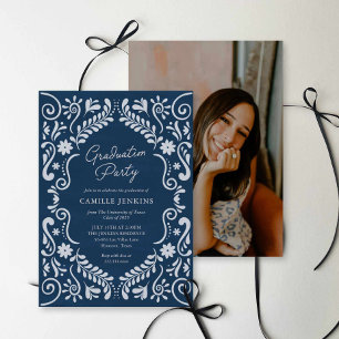 Invitación de foto para fiesta de graduación mexic