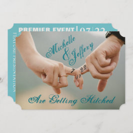 Invitación de Foto para guardar la fecha de la bod