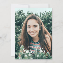 Invitación de foto para Sweet 16