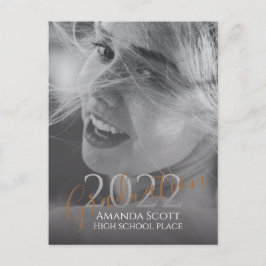 Invitación de foto personalizada moderna y trendy