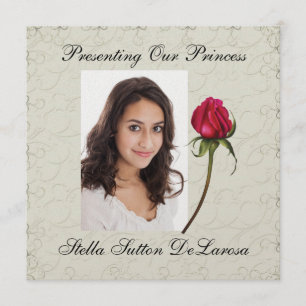Invitación de Foto - Princesa, Boda, Cotillón
