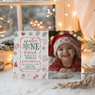 Invitación de foto Winter ONEderland