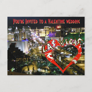 Invitación de fotografía Boda de Las Vegas