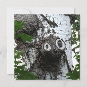 Invitación de Fotografía de Cara Mágica del Árbol