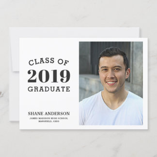 Invitación de fotografía de grado esporádica varsi