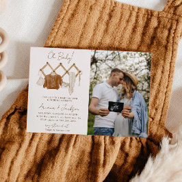 Invitación de fotografía de la pareja de duchas ne
