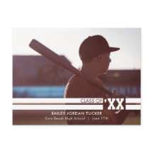 Invitación de fotografías completas para graduados