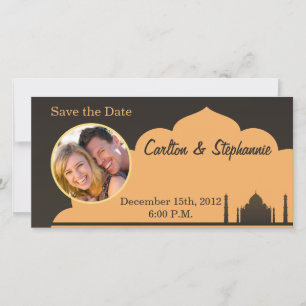 Invitación de fotos de Boda de sueño indio