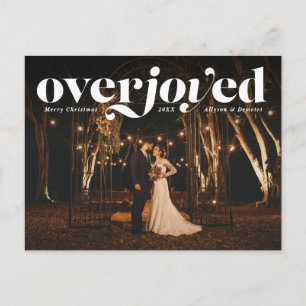 Invitación de fotos de bodas de vacaciones más dis