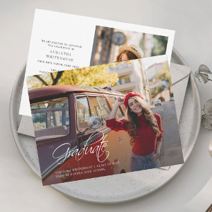 Invitación de fotos de graduación 2025