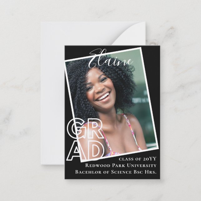 INVITACIÓN DE FOTOS GRANDES DE PRESUPUESTO Gracias (Anverso)