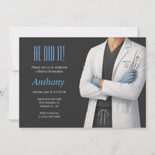 Invitación de Fotos para la Fiesta de Graduación d