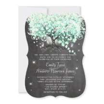 Invitación de frasco de Mason con menta y corazón