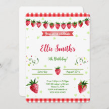 Invitación de Fresa