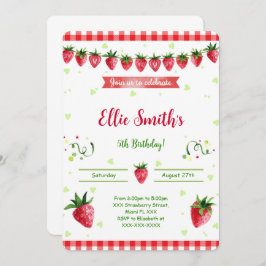 Invitación de Fresa