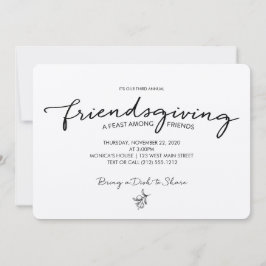 Invitación de Friendsgiving