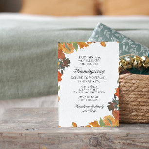 Invitación de Friendsgiving