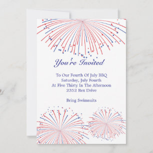 Invitación de Fuegos Artificiales
