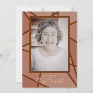 Invitación de Funeral en Memoria Abstracta