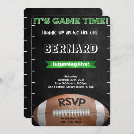 Invitación de fútbol americano