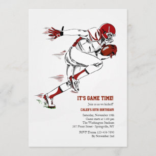 Invitación de Fútbol Americano