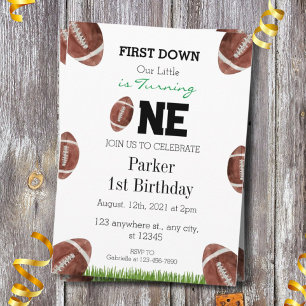 Invitación de fútbol del primer año