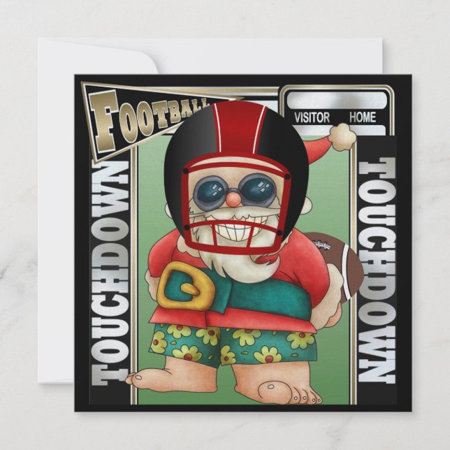 Invitación de fútbol Santa - SRF (Anverso)