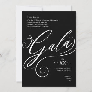 Invitación de Gala de Hito