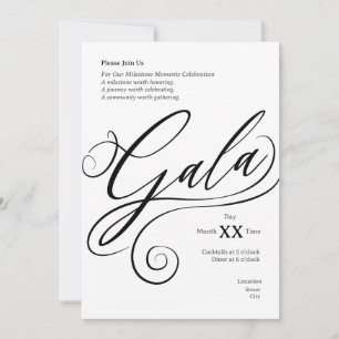 Invitación de Gala de Hito