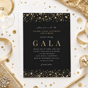 Invitación de Gala Elegante Destello de Diamante