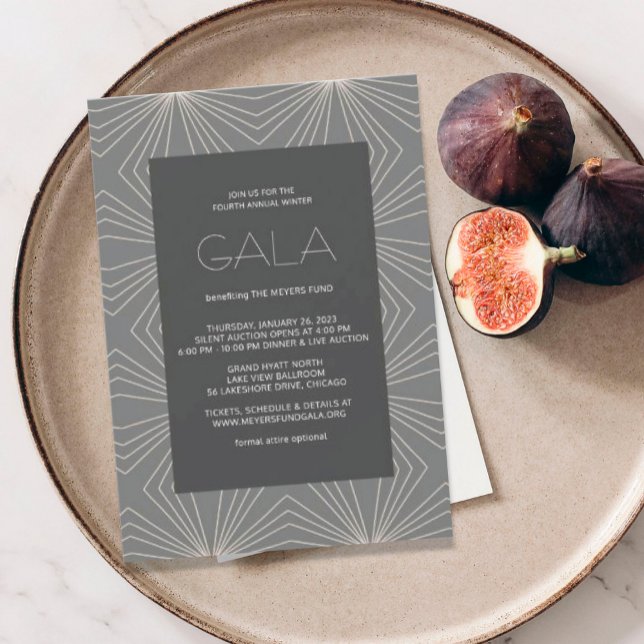 Invitación de Gala Geométrica Moderna (Subido por el creador)