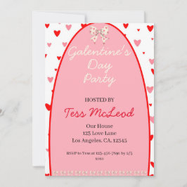 Invitación de Galentine por el Día