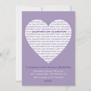 Invitación de Galentine San Valentín xoxo Amigas C